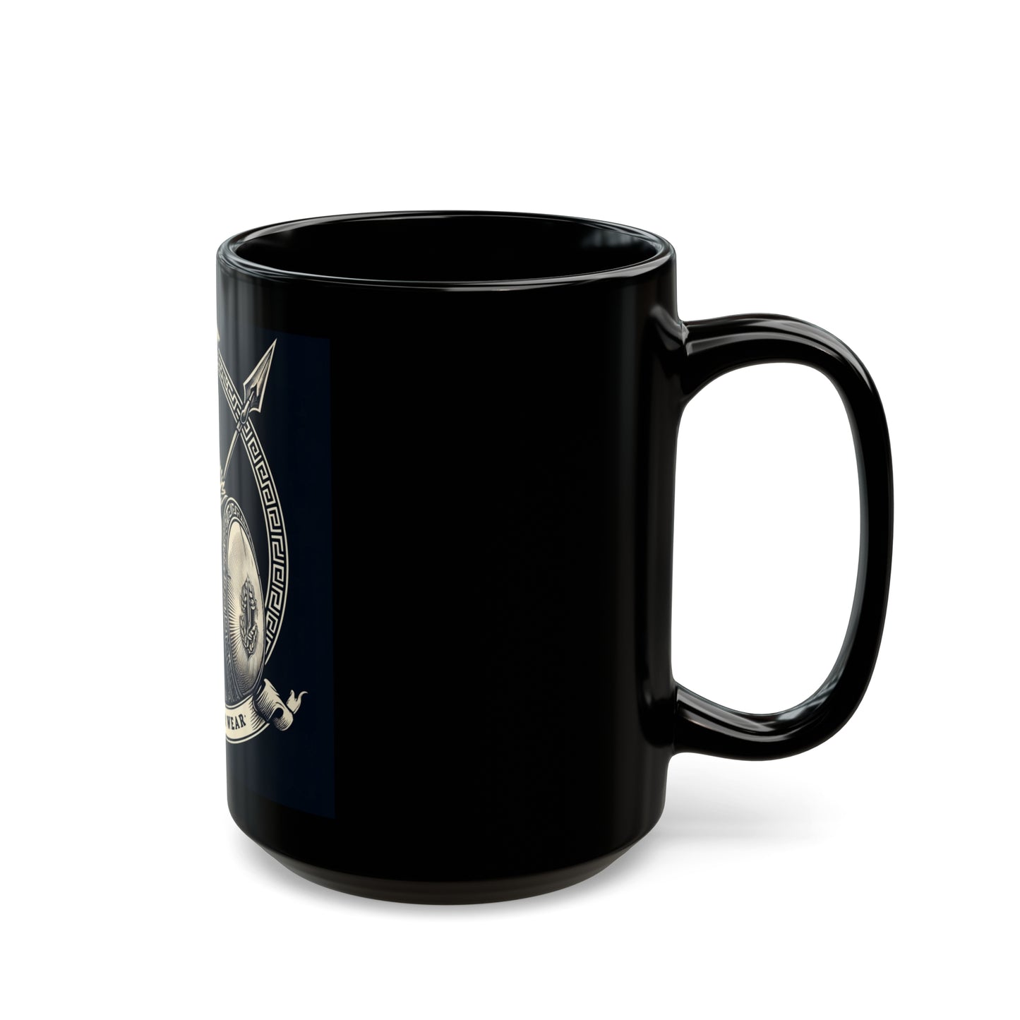 Spartan Warrior Black Mug (11oz, 15oz)